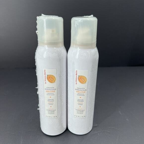 Perlier La Voglia Matta Granita MELON Effervescent Ice Water Moisturizer 2 PACK - Picture 1 of 2